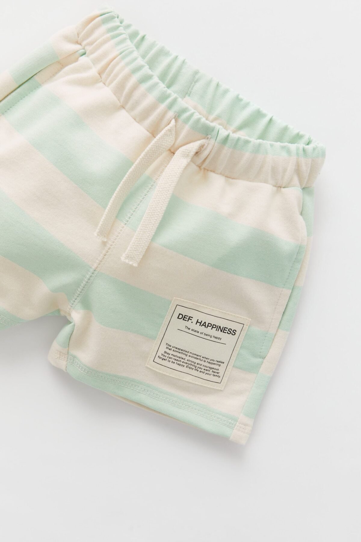 Unisex Bebek Çizgili Şort - Görsel 2