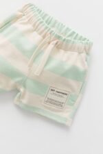 Unisex Bebek Çizgili Şort - Görsel 2