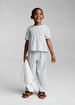 Kız Bebek Çiçek Desenli Bluz - Görsel 5