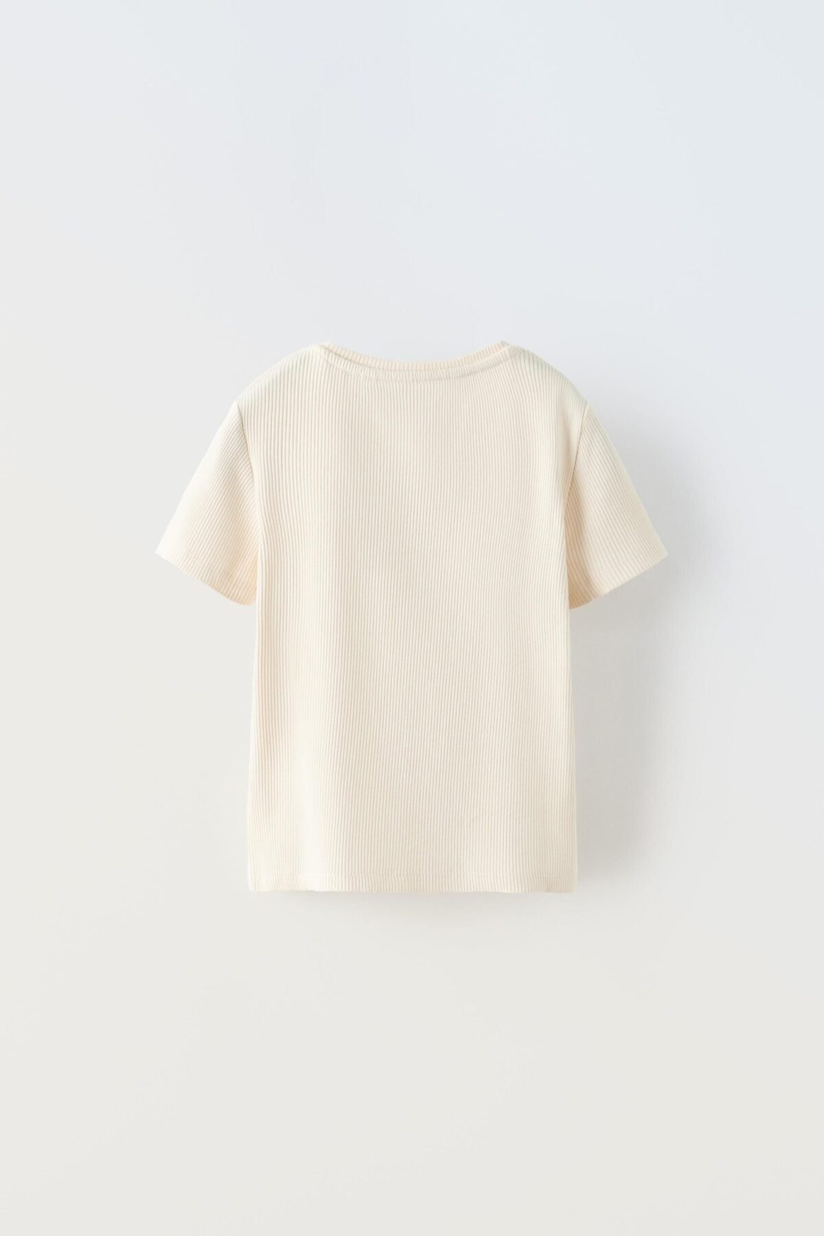 Kız Çocuk Slim Fit Baskılı Fitilli T-Shirt - Görsel 3