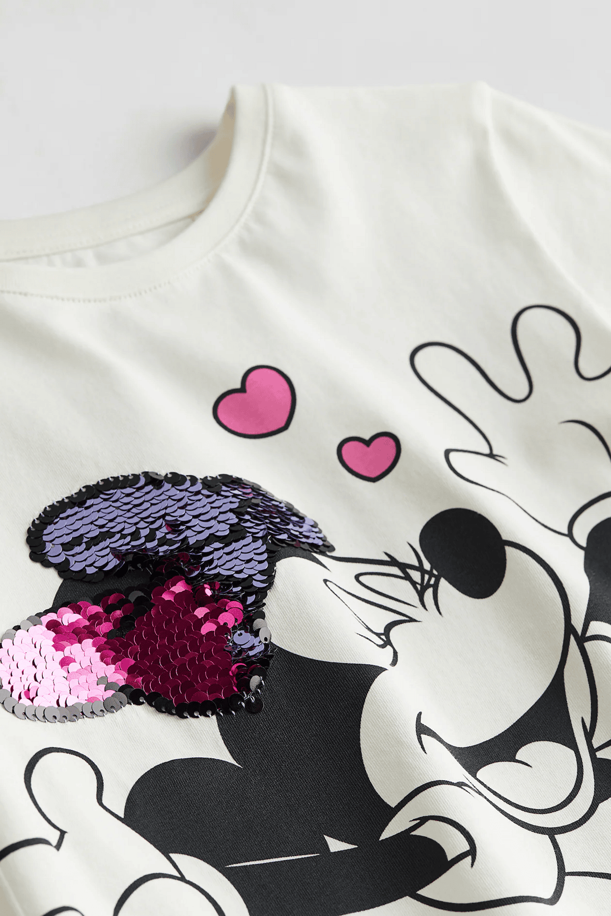 Kız Çocuk Baskılı Pullu T-Shirt - Görsel 2