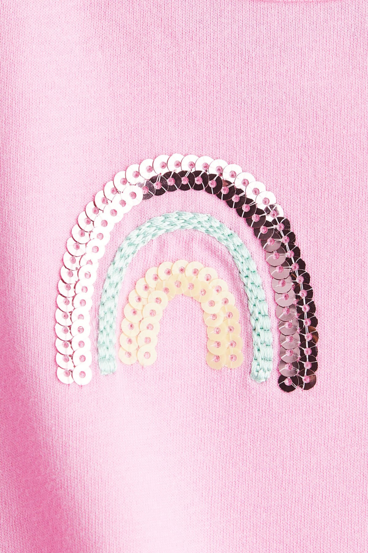 Kız Çocuk Pullu T-Shirt - Görsel 3