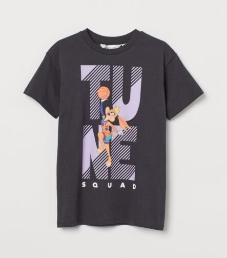 Kız Çocuk Baskılı Oversize T-Shirt