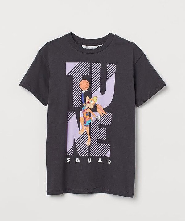 Kız Çocuk Baskılı Oversize T-Shirt