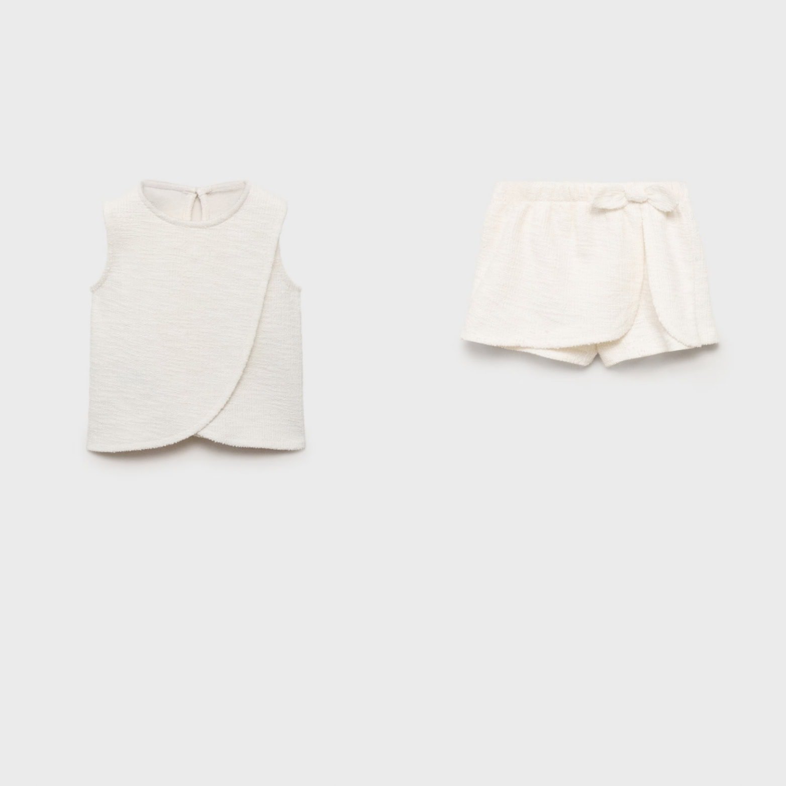 Kız Bebek Tüvit Yırtmaçlı Takım