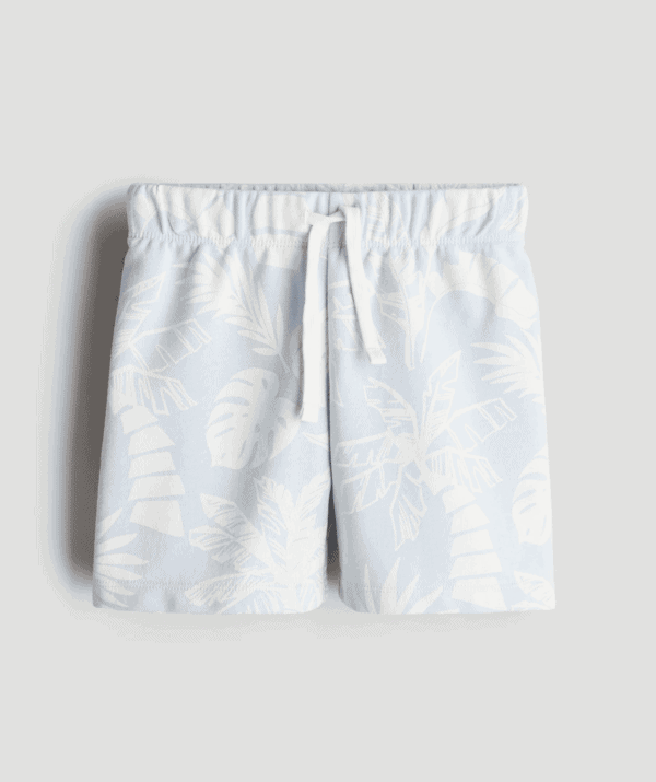 Erkek Çocuk Yaprak Desenli Şort