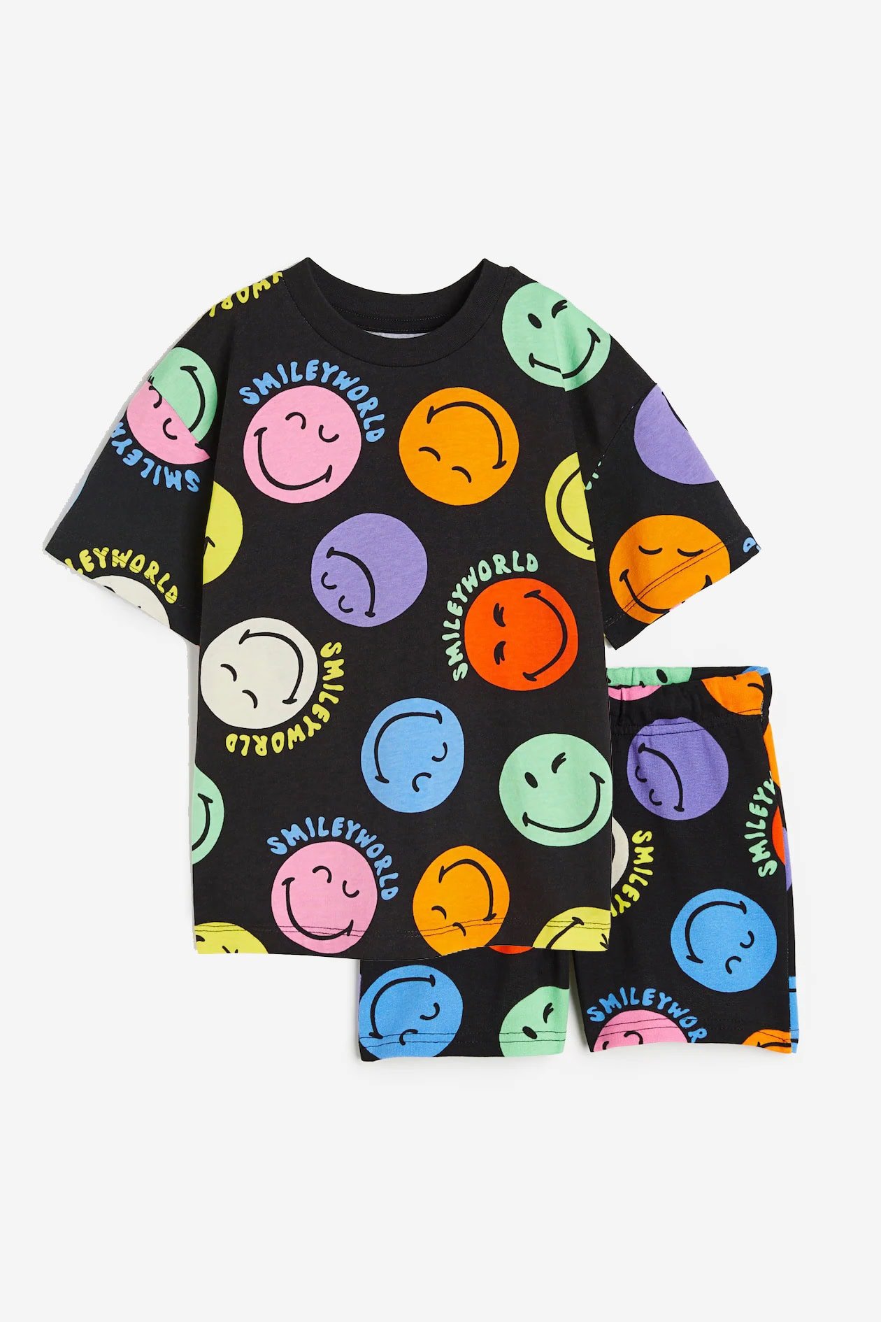 Erkek Çocuk Baskılı Şortlu Takım