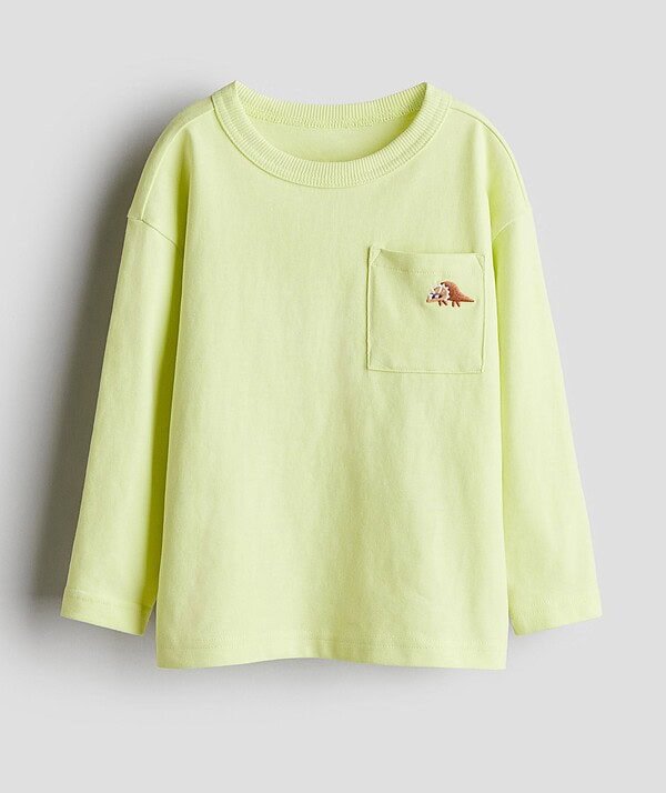 Erkek Çocuk Cepli Nakışlı T-Shirt