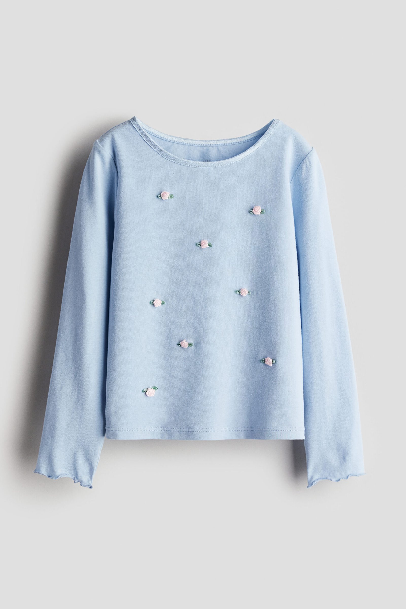 Kız Çocuk Çiçek Desenli T-Shirt Kız Çocuk Çiçek Desenli T-Shirt