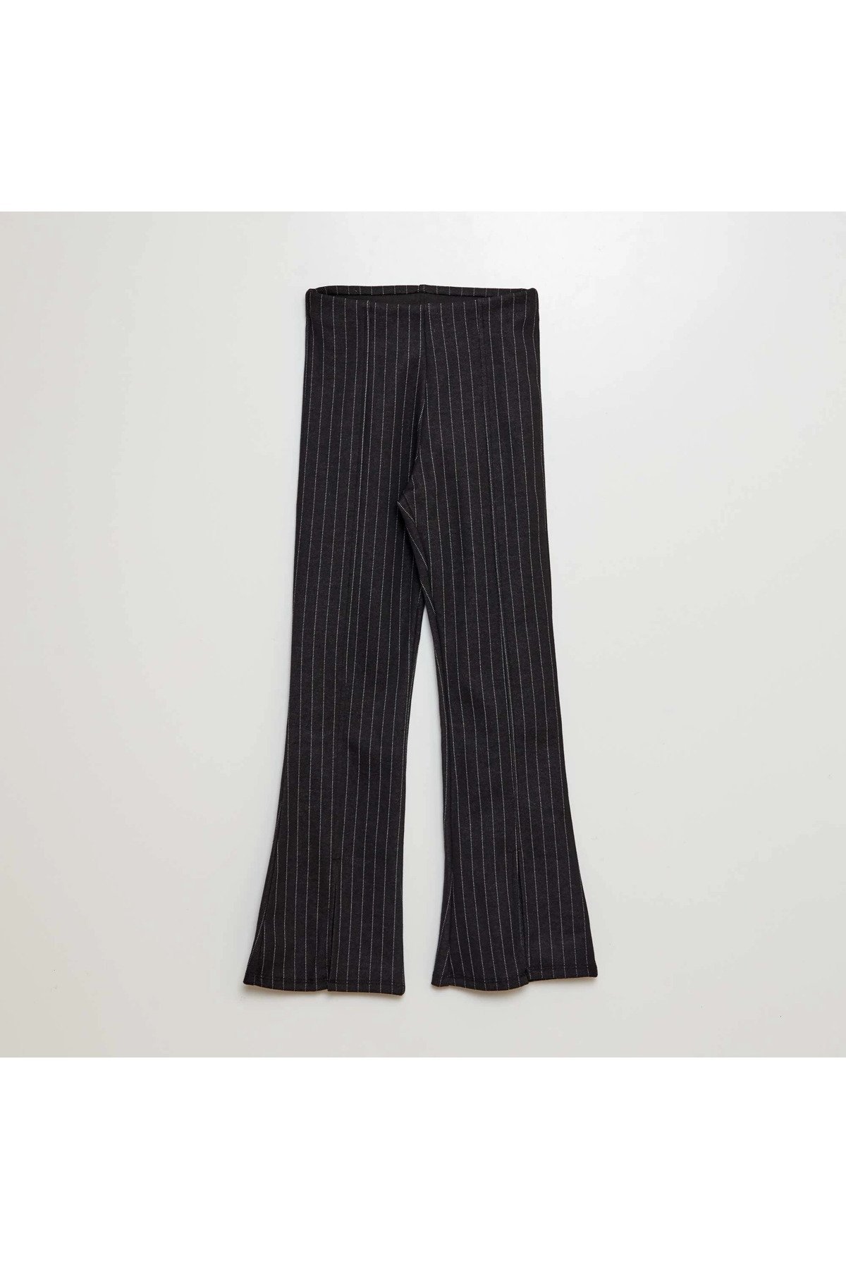 Kız Çocuk Çizgili İspanyol Paça Tayt