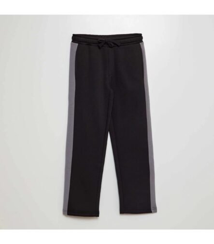 Unisex Çocuk Şeritli Düz Paça Eşofman
