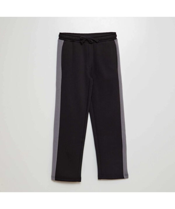 Unisex Çocuk Şeritli Düz Paça Eşofman