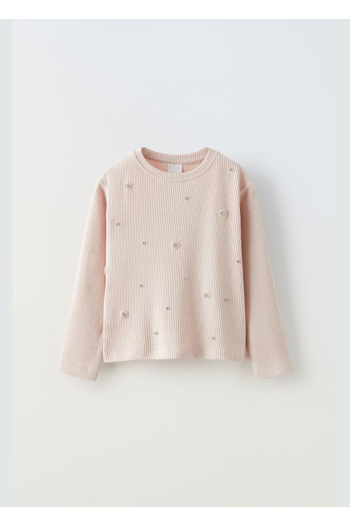 Kız Çocuk Fitilli Taşlı T-Shirt