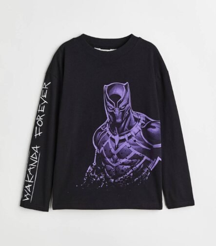 Erkek Çocuk Kolu Slogan Detaylı T-Shirt