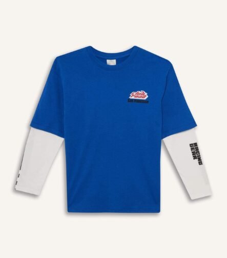 Erkek Çocuk Sırtı Baskı Detaylı T-Shirt