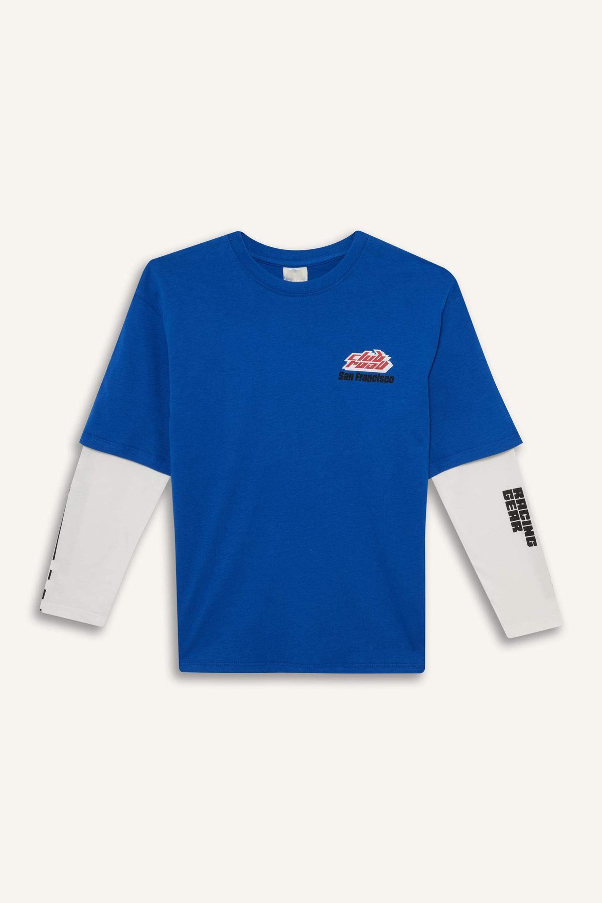 Erkek Çocuk Sırtı Baskı Detaylı T-Shirt