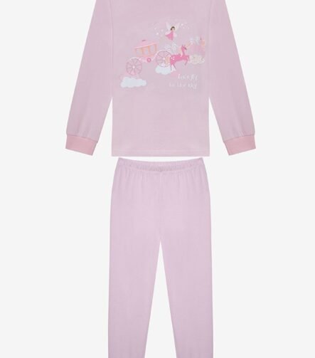 Kız Çocuk Baskılı Pijama Takımı