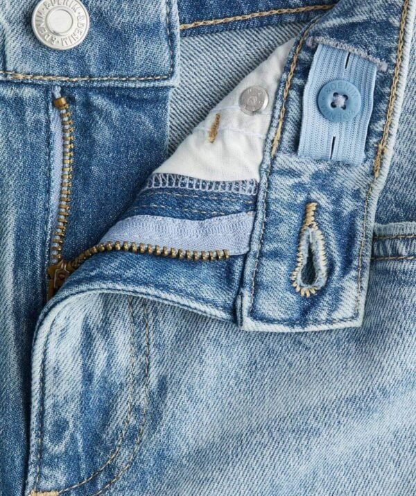 Kız Çocuk Wide Leg Denim Pantolon