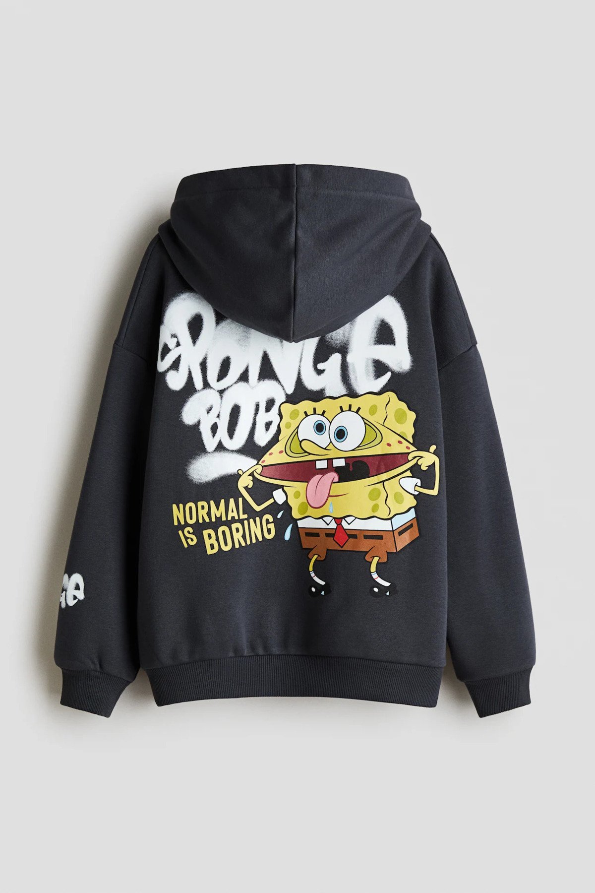 Unisex Çocuk Sırtı Baskı Detaylı Kapüşonlu Sweatshirt