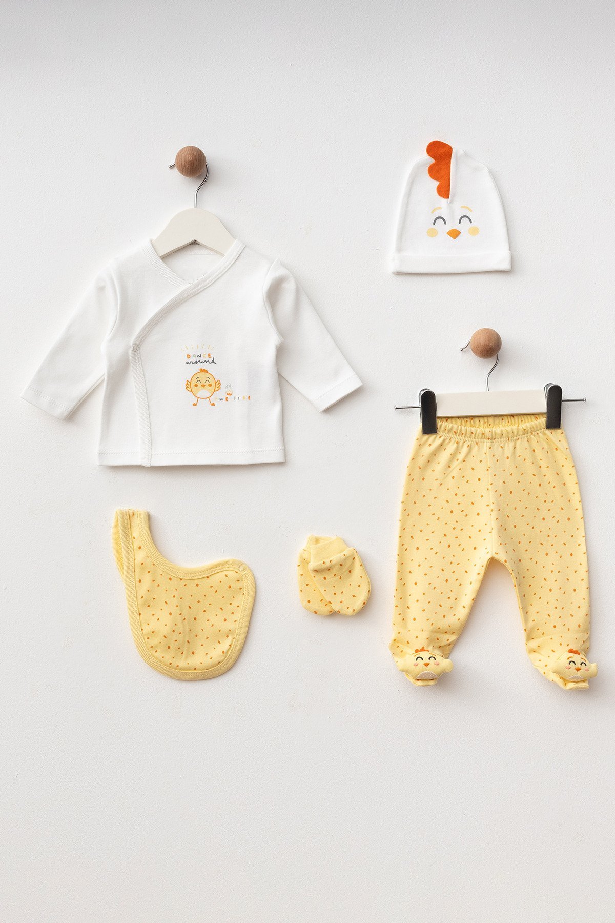 Kız Bebek Hastane Çıkışı Set Civciv Temalı