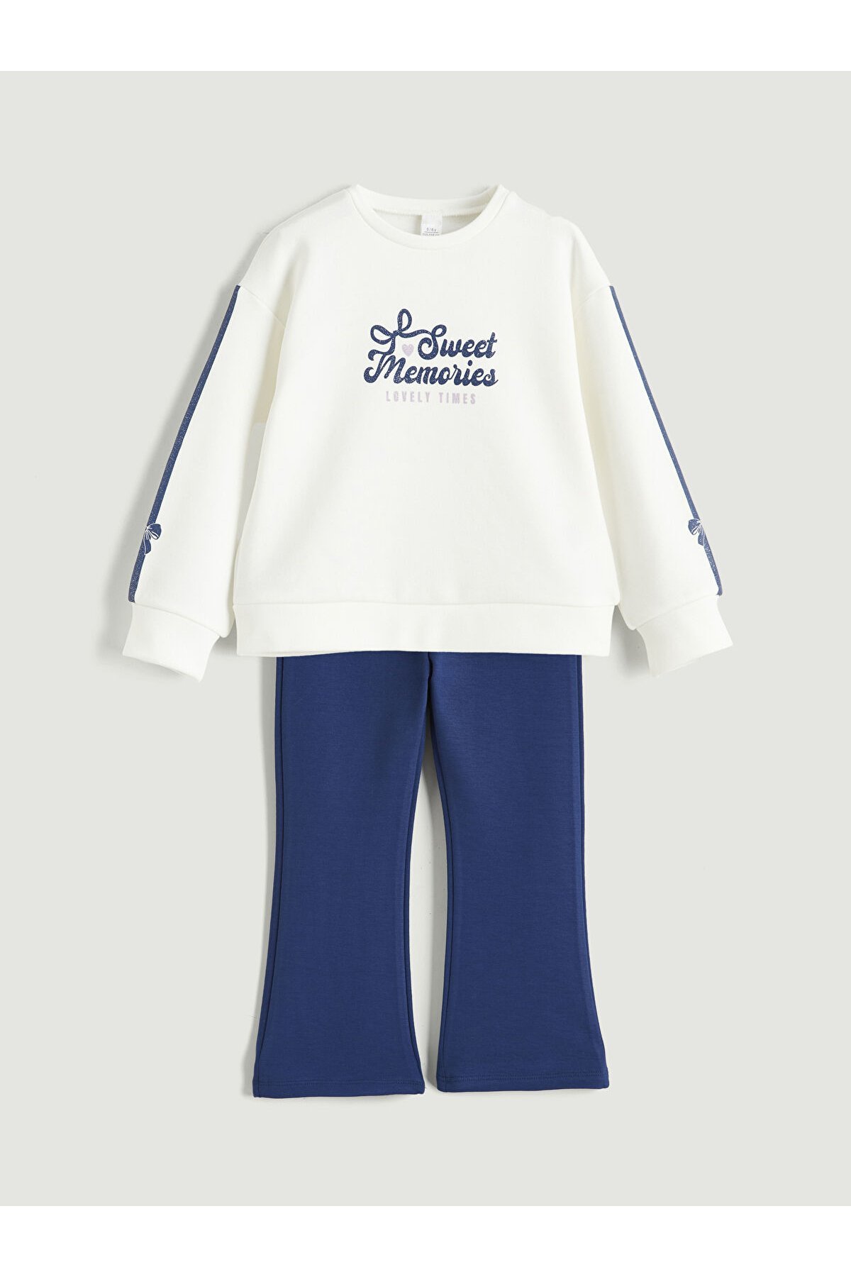 Kız Bebek Desenli Eşofman Takımı