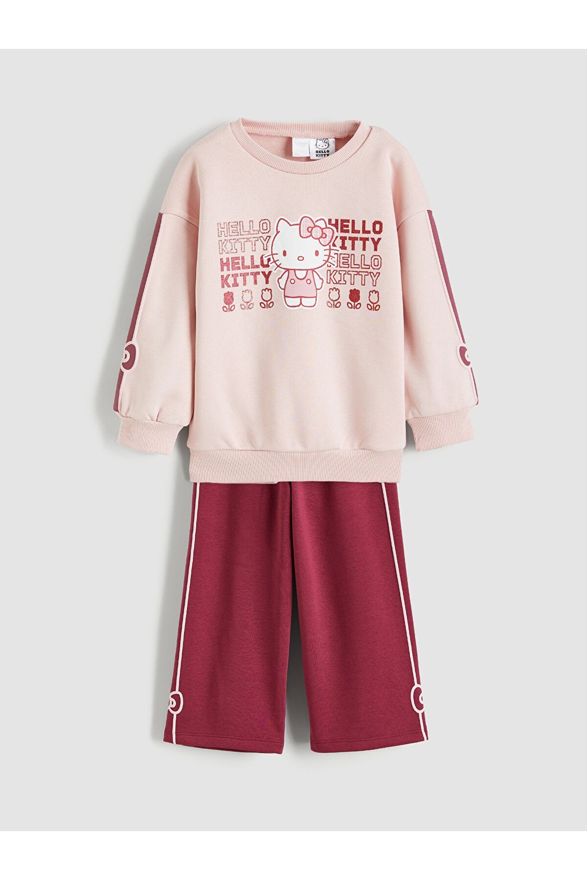 Kız Çocuk Baskılı Eşofman Takımı Hello Kitty