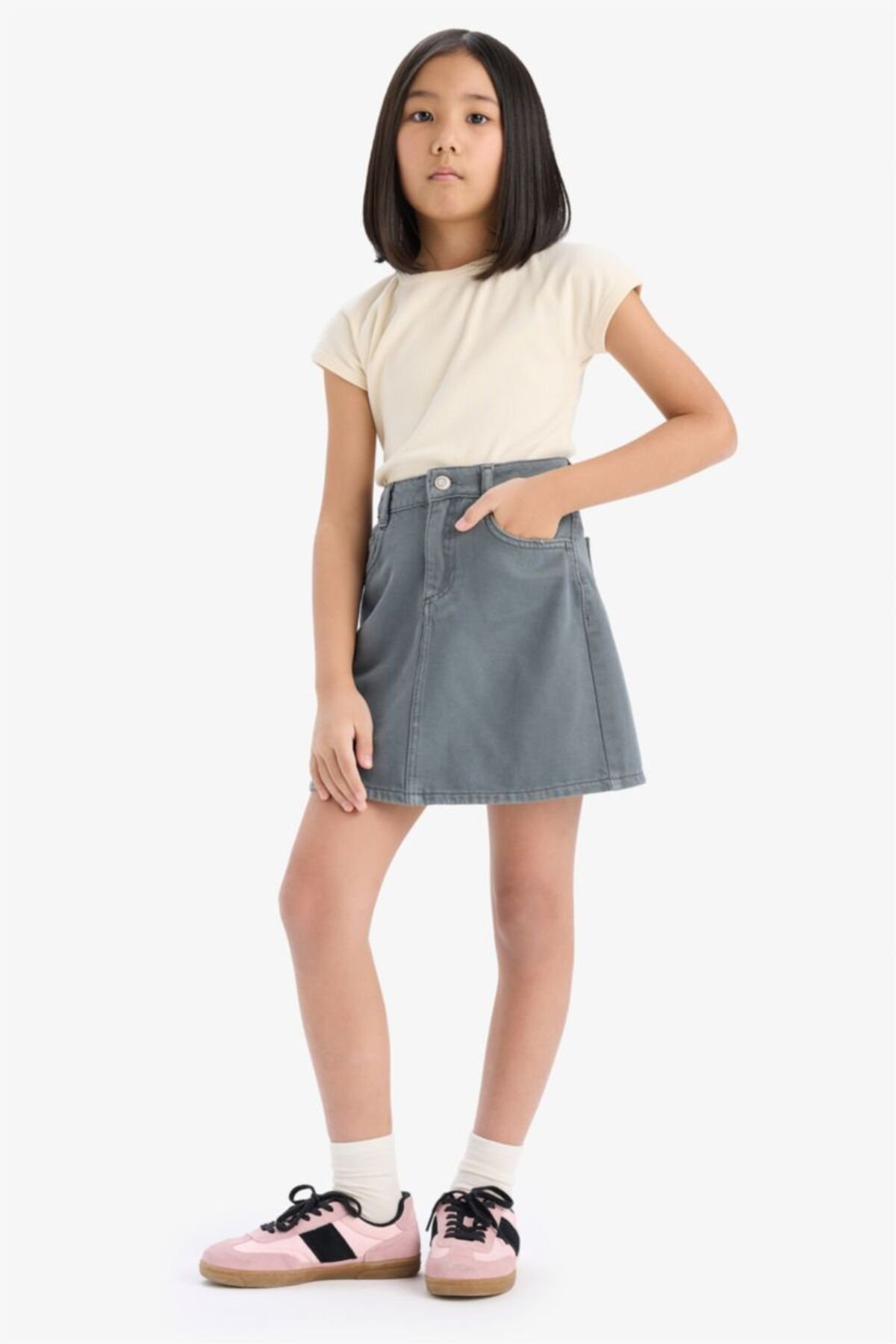 Kız Çocuk Gabardin Etek