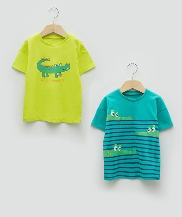 erkek bebek baskılı t-shirt