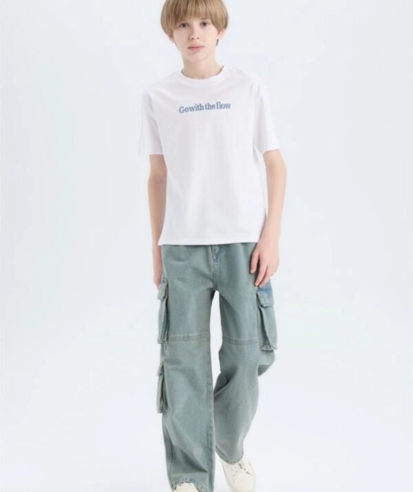 erkek çocuk nakışlı t-shirt