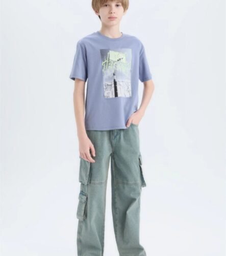 erkek çocuk baskılı t-shirt