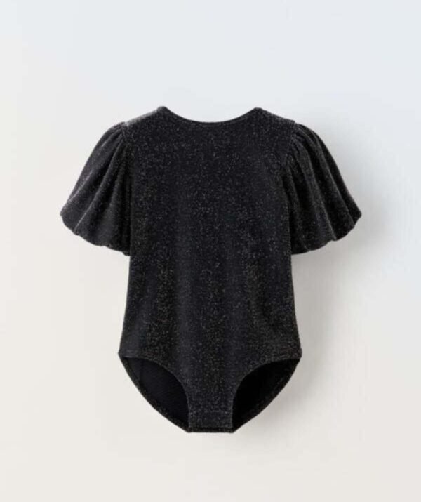 Kız Çocuk Işıltılı Bodysuit