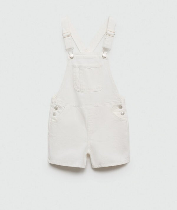 Kız Çocuk Kot Şort Salopet