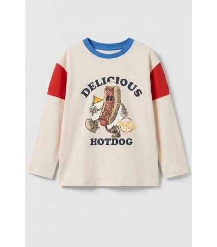 erkek çocuk baskılı t-shirt çok renkli ZEYDER1932