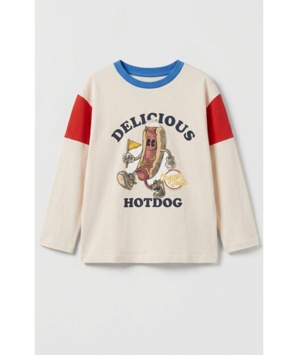 erkek çocuk baskılı t-shirt çok renkli ZEYDER1932